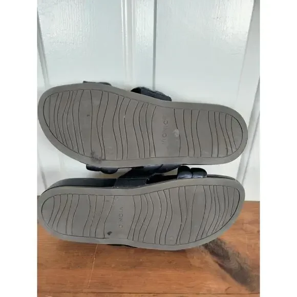 Vionic Mayla Black Puffer Strap Slide Sandals - Women's Size 11 - Picture 8 of 8